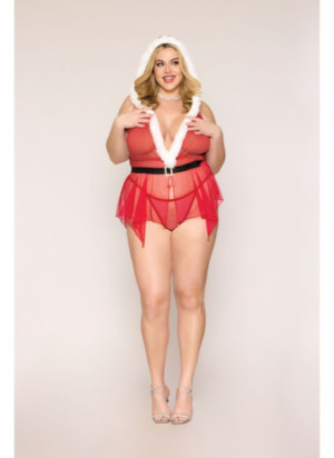 Costume mère noël grande taille 3 pièces - DG13530XCOS